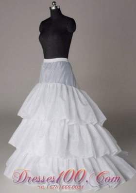 Beautiful Hot Selling Organza Floor-length Wedding Petticoat