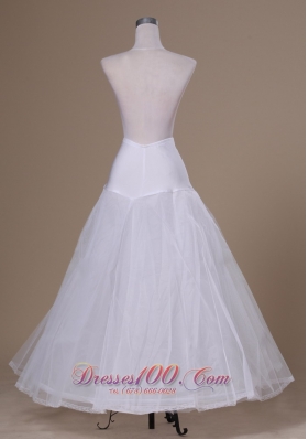 Beautiful A-line Floor-length Tulle and Organza Wedding Petticoat