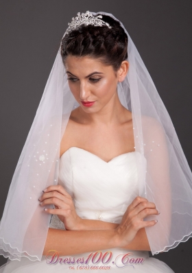 Beautiful Alloy Tiara With Rhinestones Decorate