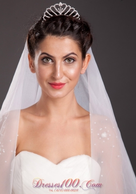 Gorgeous Alloy Tiara With Rhinestone Embellishments