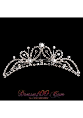 Fashionable Flower Girl Tiara With Rhinestones