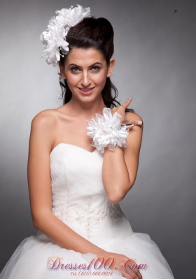 Headpieces Organza and Taffeta Wedding Bridal Wrist Corsage