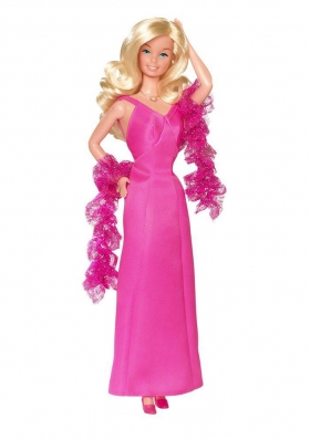 Satin Hot Pink Made to Fit the Barbie Doll