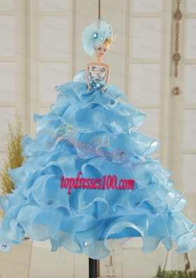 Cute Baby Blue Barbie Doll Dress in 2015