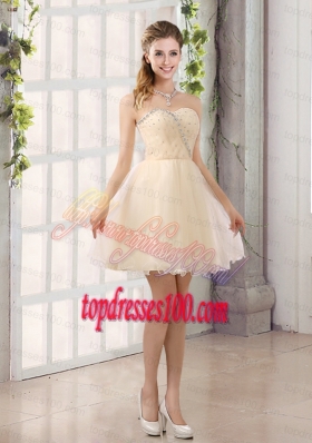 2015 Sturning Sweetheart A Line  Bridesmaid Dress with Beading