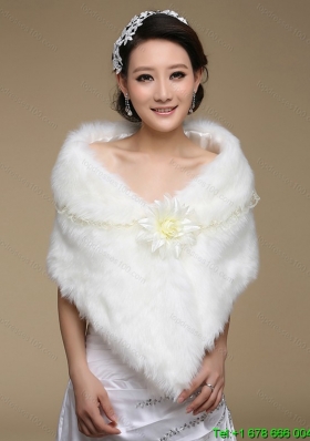 Unique White Faux Fur Wraps for 2015