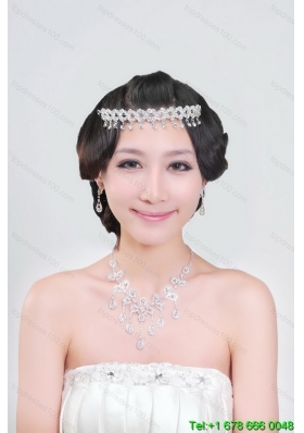 Magnificent Alloy With Rhinestone Ladies Jewelry Sets