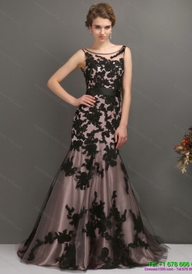 2015 Gorgeous Appliques Multi Color 2015 Prom Dress with Appliques