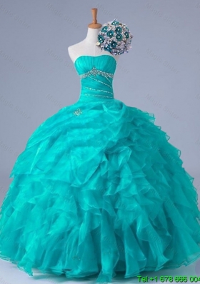 2015 Classical Beaded Quinceanera Dresses in Organza