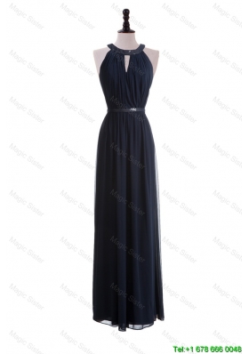2016 Designer Empire Halter Top Prom Dresses with Belt