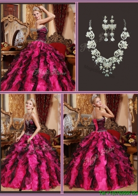 Exclusive Sweetheart Sweet 16 Quinceanera Gowns with Beading and Ruffles