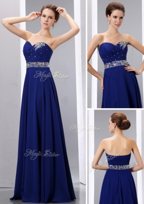 Romantic Empire Sweetheart Prom Dress with Beading