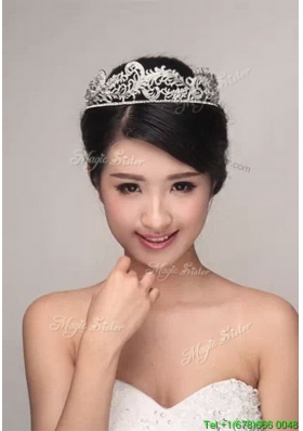 Cheap Silver Tiaras with Beading