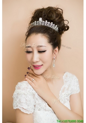 Suitable Silver Tiaras with Beading