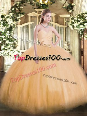 Beautiful Sleeveless Lace Up Floor Length Beading Quince Ball Gowns