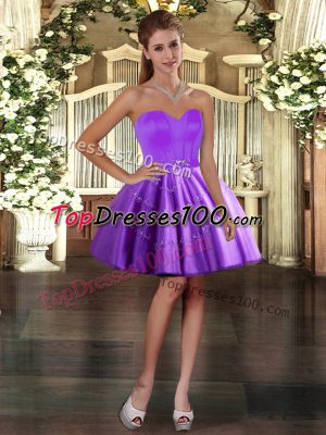 Tulle Sleeveless Mini Length Pageant Dress for Teens and Appliques