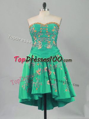Hot Selling Sleeveless Mini Length Homecoming Dress and Embroidery