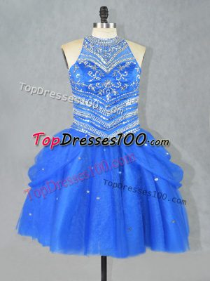 Hot Selling Sleeveless Beading Lace Up Womens Party Dresses