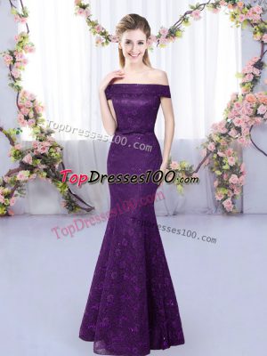 Fine Sleeveless Lace Lace Up Wedding Guest Dresses