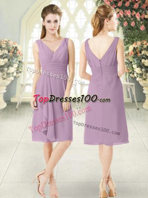 Purple Sleeveless Zipper Prom Dress for Prom and Party