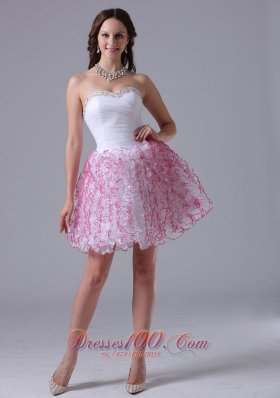 Stylish A-line Ruffles Sweetheart Prom Cocktail Dress With Ruch and Beading Decorate Bust In Berlin Connecticut  Cocktail Dress