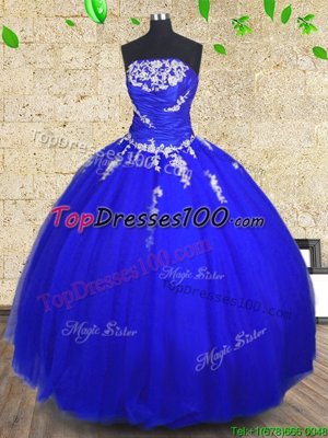 Sleeveless Lace Up Floor Length Embroidery and Sashes|ribbons Sweet 16 Dress