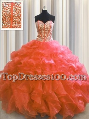 Artistic Purple Ball Gown Prom Dress Military Ball and Sweet 16 and Quinceanera and For with Beading and Ruffles Sweetheart Sleeveless Lace Up
