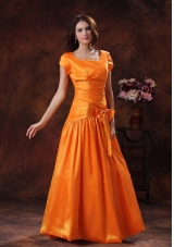Wear A 2013 New Style Hot Orange Square Mother Of The Bride Dress