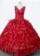 Luxurious Little Girl Pageant Dresses With Ruffled Layers and Beading  Pageant Dresses
