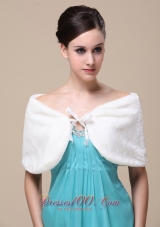 Luxurious Faux Fur Special Occasion / Wedding Shawl On Sale
