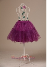Hot Selling Fuchsia Mini-length Petticoat
