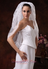 Two-tier With Embroidery Tulle Graceful Wedding Veils