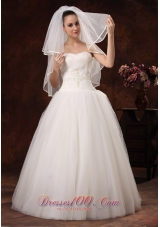 2 Layers Tulle Elbow Length Popular Wedding Veil