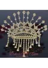 Classical Tiara With Rhinestones Accents