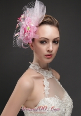 Gorgeous Net With Flowers Ribbons Women 's Fascinators