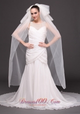 Tulle Four-tier Bridal Veils For Wedding