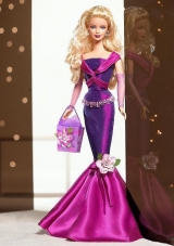 Fashion Handmade Mermaid Dress With Flower Made to Fit the Barbie Doll