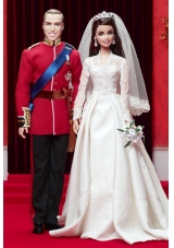 A-line Wedding Dress To Barbie Doll With Lace