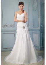 Princess Sweetheart Appliques and Ruch Wedding Dress With Taffeta In 2013