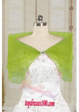 2015 Olive Green New Style Beading Shawls
