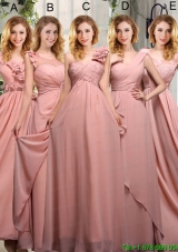 Empire Ruching 2015 Sturning Prom Dresses in Peach