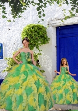 Most Popular Beading and Ruffles Princesita Dress in Multi-color