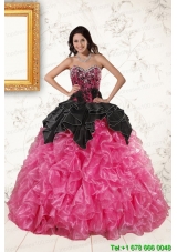Cheap Multi Color Ball Gown Ruffled Quinceanera Dresses