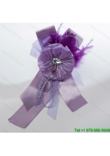 Beautiful Lavender Tulle Feather Hair Ornament