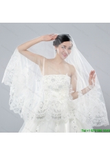 Two Tier Lace Edge Wedding Veil for Wedding Party