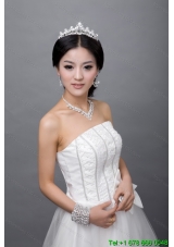 Shining Alloy With Rhinestone Ladies Jewelry Sets