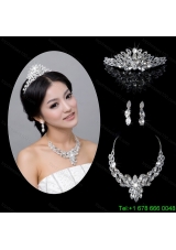 Splendid Rhinestone and Alloy Dignified Jewelry Set