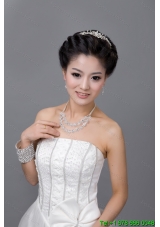 Stunning Alloy With Rhinestone Jewelry Sets for Dignified Women