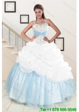 2015 Multi Color Dresses for Quince with Pick Ups and Beading
