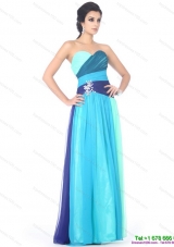 Elegant Multi Color Sweetheart Prom Dresses with Ruffles and Beading